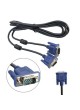 1.5M HD15 PIN VGA TO VGA Video Cable For LED LCD TV Monitor PC projector USB DOCK HDTV